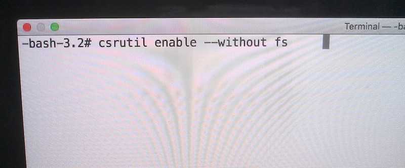 Disable SIP