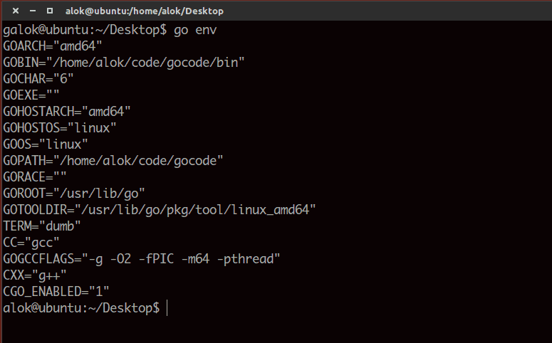 go in ubuntu