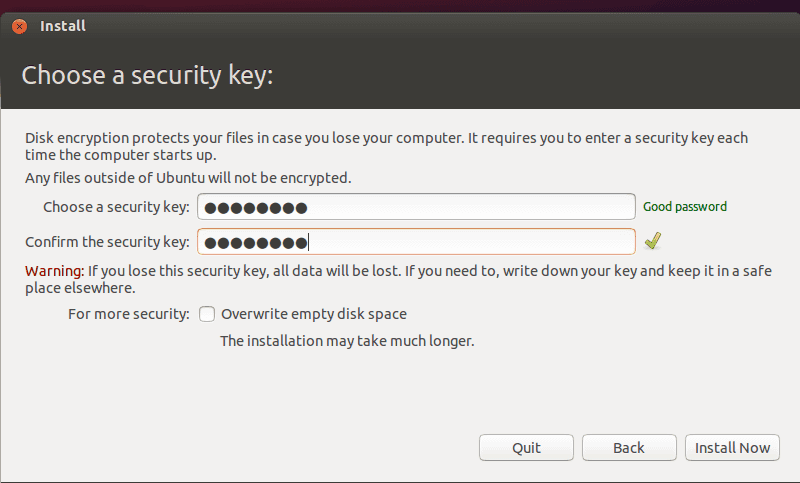 Encrypting 