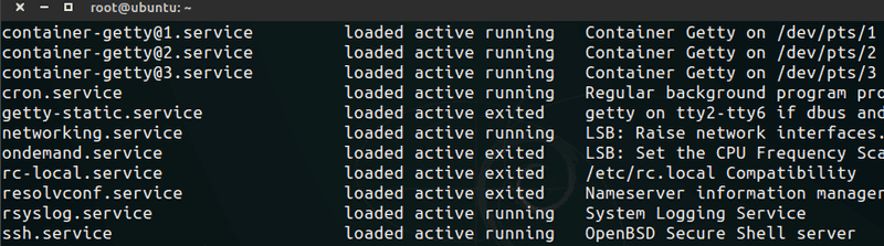 Systemd services
