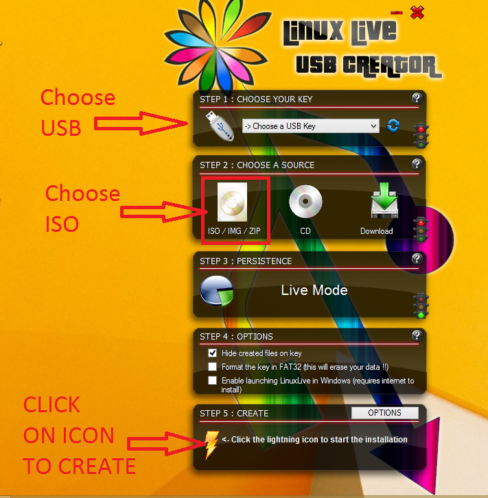 How create bootable Live Linux Mint ( 16 Petra ) In windows , Linux and Mac