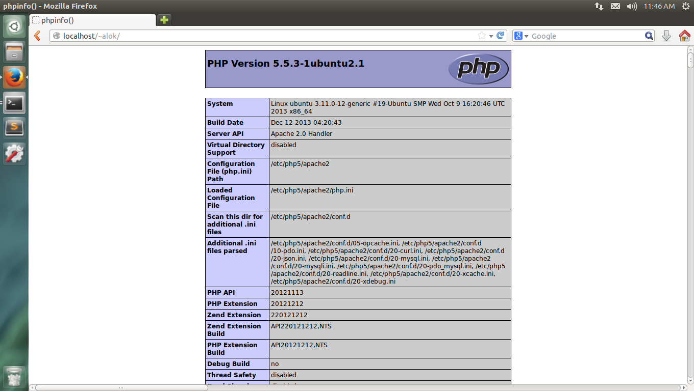 Apache2 linux. Apache линукс. Ubuntu phpinfo. Phpinfo пример. Где phpinfo.